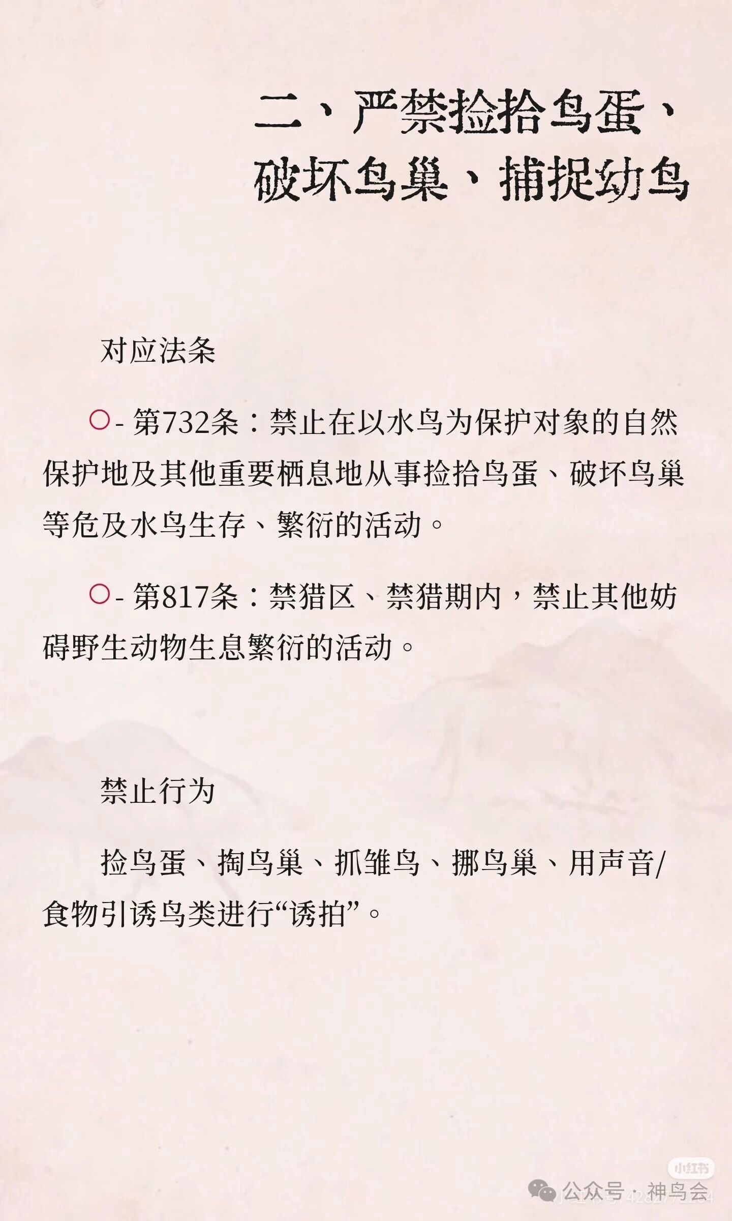 观鸟人的《生态环境法典》速查清单